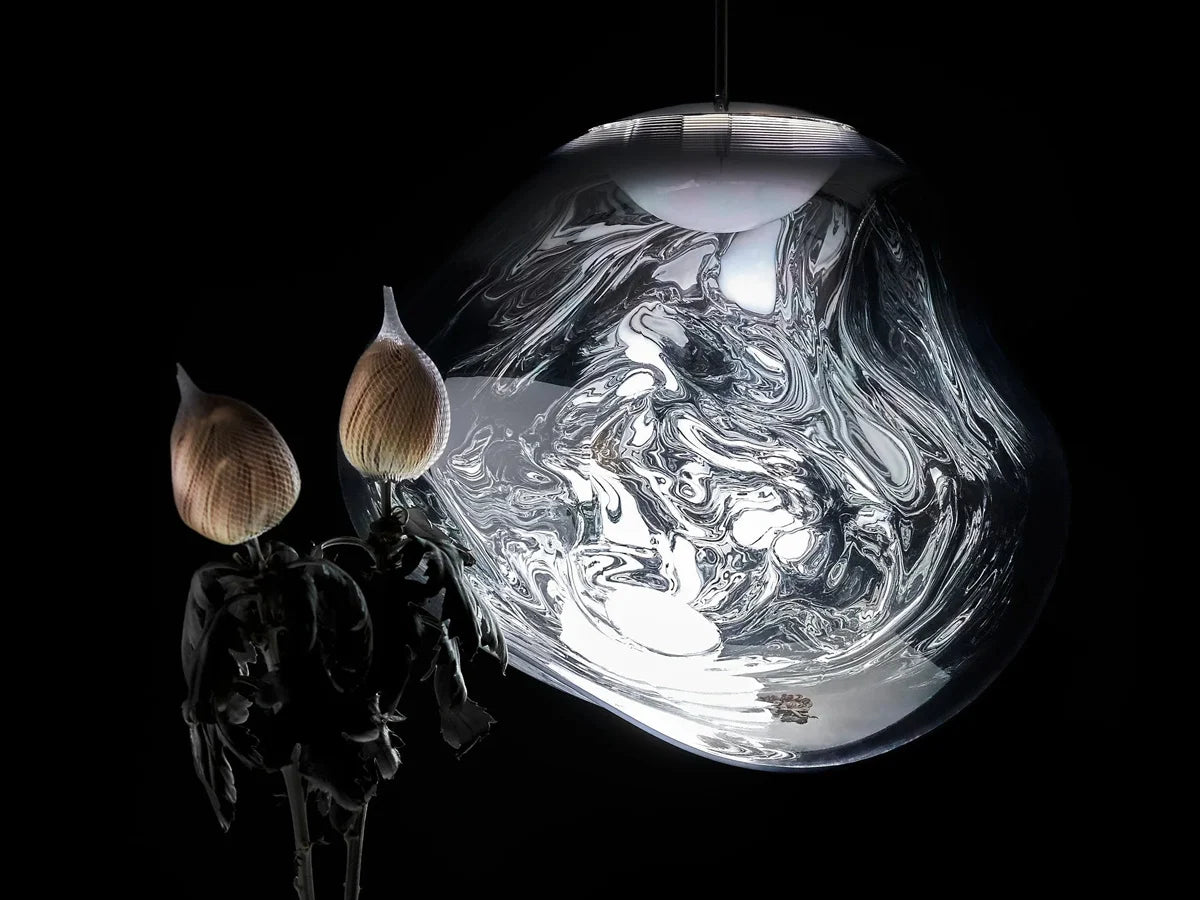 Tom Dixon Melt LED Suspension Lamp Chrome - Cable 5M