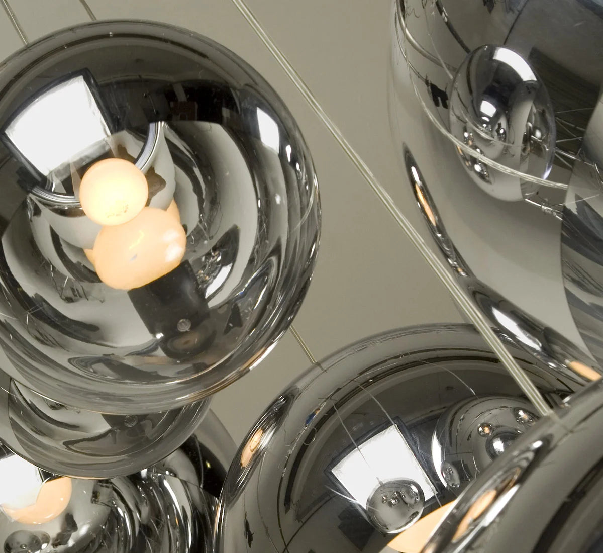 Tom Dixon Mirror Ball Pendant System Chrome - Suspension Lamp