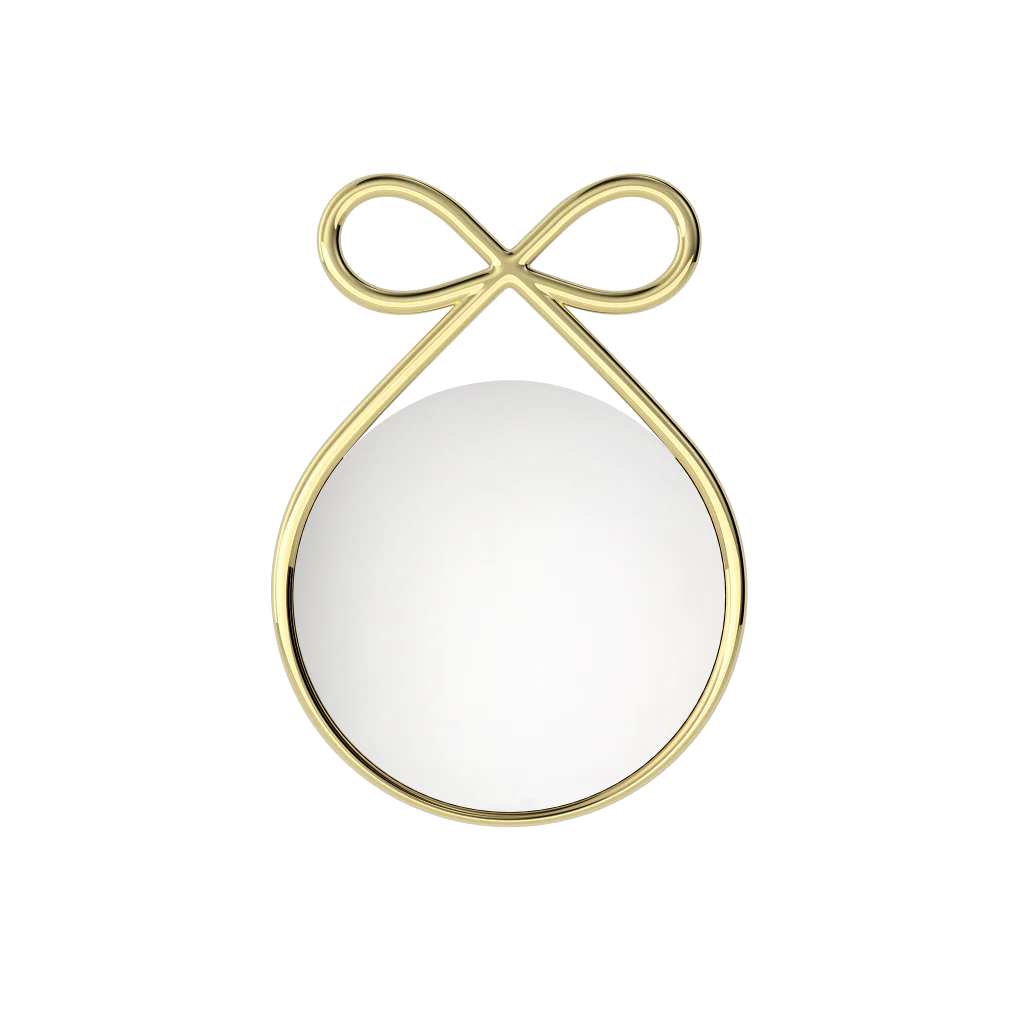 Qeeboo Ribbon Mirror Gold