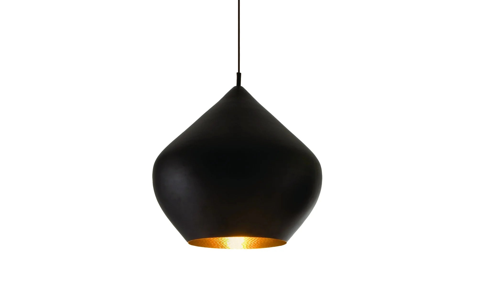 Tom Dixon Beat Light Stout Black Suspension Lamp