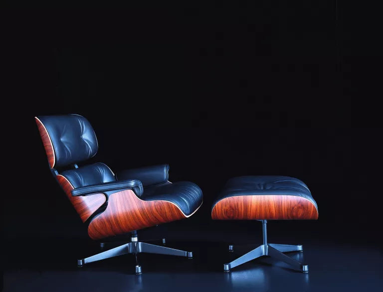 Vitra Ottoman til Lounge stol